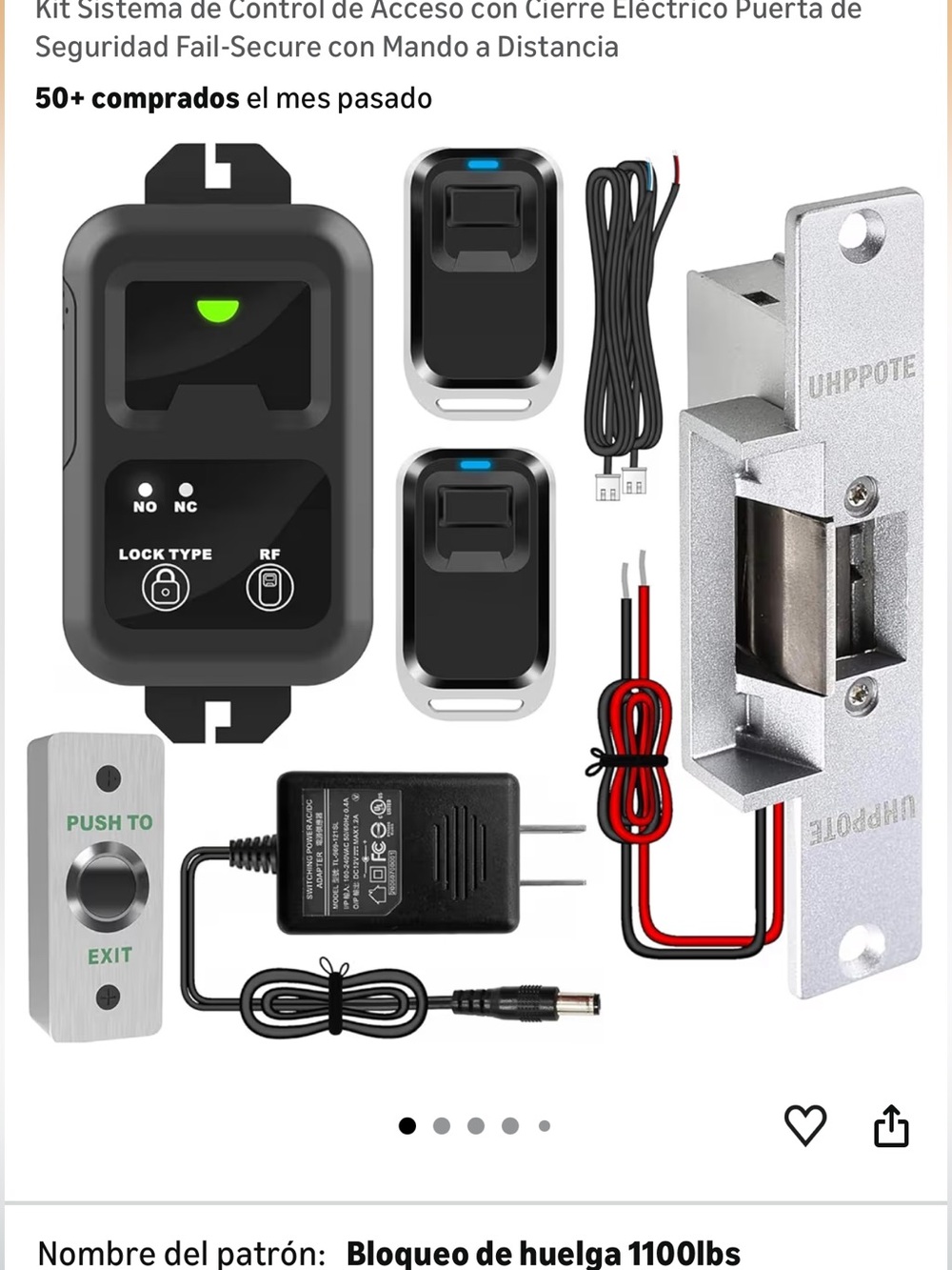 Access Control System Kit with Electric Lock